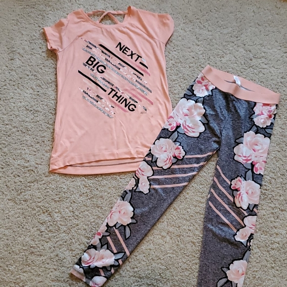 Justice Other - Justice Leggings with Matching Shirt